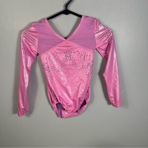 Cat & Jack Pink Sparkle Leotard